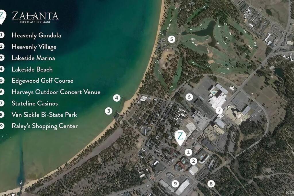Ski In/Out - Zalanta - Great Location- 2 Hot Tubs - Heated Pool South Lake Tahoe Bagian luar foto
